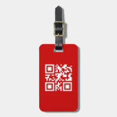 Gelukkig nieuwjaar! — QR-code Bagagelabel (Voorkant verticaal)