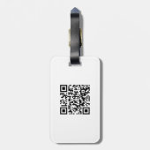 Gelukkig nieuwjaar! — QR-code Bagagelabel (Achterkant verticaal)