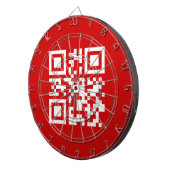 Gelukkig nieuwjaar! — QR-code Dartbord (Voorkant Rechts)