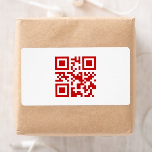 Gelukkig nieuwjaar! — QR-code Etiket (Insitu)