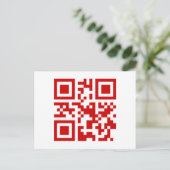 Gelukkig nieuwjaar! — QR-code Feestdagenkaart (Staand voorkant)