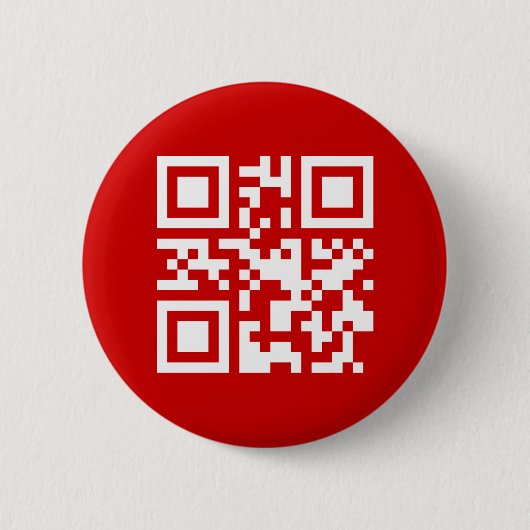 Gelukkig nieuwjaar! — QR-code Ronde Button 5,7 Cm (Voorkant)