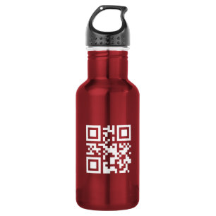 Gelukkig nieuwjaar! — QR-code Waterfles