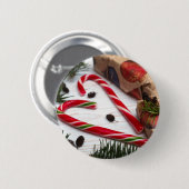 Gelukkig nieuwjaar ronde button 5,7 cm (Voorkant /achterkant)