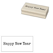 Gelukkig nieuwjaar rubberstempel (Gestempeld)