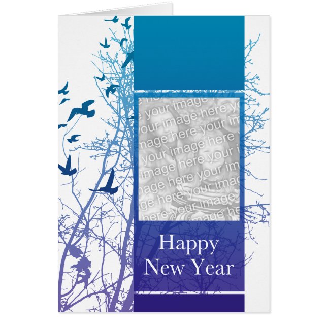 gelukkig nieuwjaar ( sihouscreen ) (Voorkant)