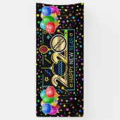 Gelukkig nieuwjaar spandoek (Verticaal)