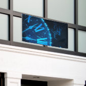 Gelukkig nieuwjaar spandoek (Buitenkant Gebouw)