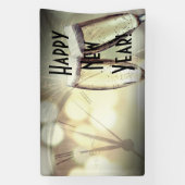 Gelukkig nieuwjaar spandoek (Verticaal)