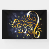Gelukkig nieuwjaar spandoek (Horizontaal)