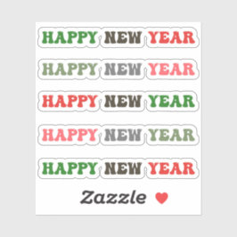 gelukkig nieuwjaar sticker