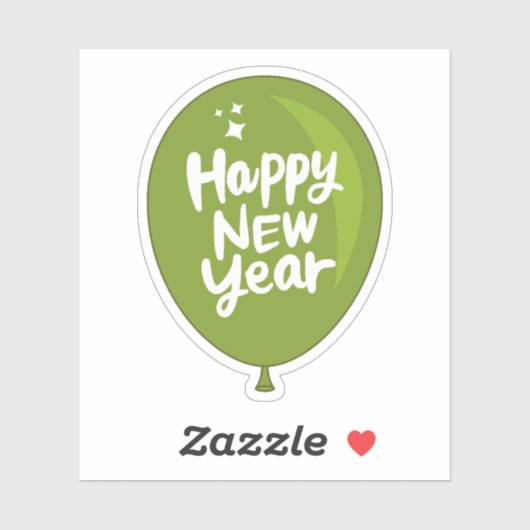 gelukkig nieuwjaar sticker (Vel)