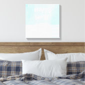 Gelukkig Nieuwjaar Tekst Kunst Canvas Afdruk (Insitu (Slaapkamer))