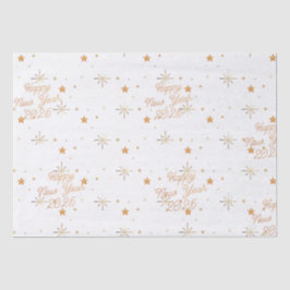 Gelukkig nieuwjaar tissuepapier