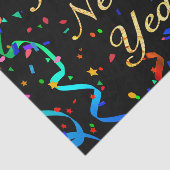 "Gelukkig nieuwjaar!" Tissuepapier (Detail)