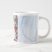 Gelukkig Nieuwjaar Two-Tone witte kleur Koffie Mok (Rechts)