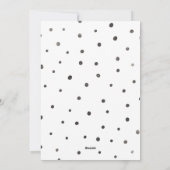 Gelukkig Nieuwjaar Typografie Script Foto Feestdagenkaart (Achterkant)