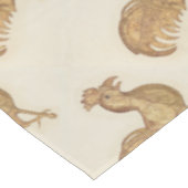 Gelukkig Nieuwjaar van de Rooster 2017 Gold Tafelkleed (Gekanteld)