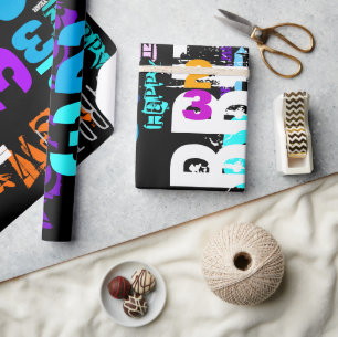 Gelukkig Nieuwjaar van het Rabbit Wrapping Paper Cadeaupapier