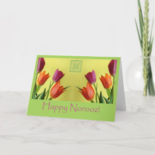 Gelukkig Norooz, Perzisch nieuwjaar Feestdagen Kaart