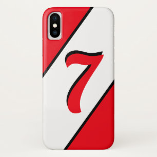 Gelukkig Nummer Zeven iPhone X Hoesje