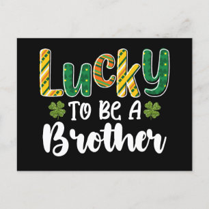Gelukkig om een broer familie St Patrick's Day te Briefkaart