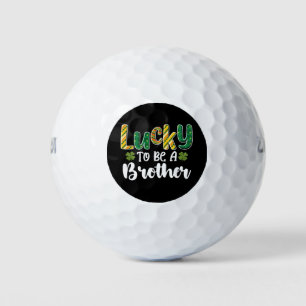 Gelukkig om een broer familie St Patrick's Day te Golfballen