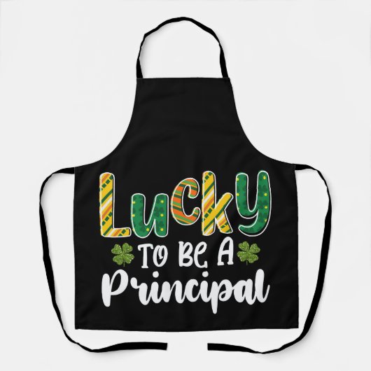 Gelukkig om een schoolhoofd te zijn St Patrick's D Schort (Voorkant)