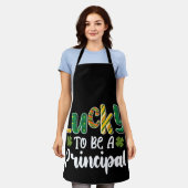 Gelukkig om een schoolhoofd te zijn St Patrick's D Schort (Gedragen)