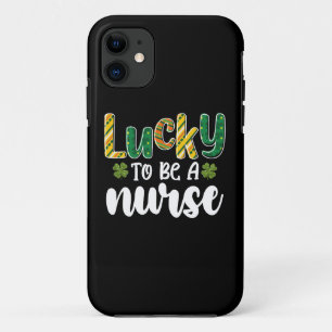 Gelukkig om een verpleegster te zijn St. Patrick's iPhone 11 Hoesje