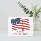 Gelukkig Onafhankelijkheidsdag 4 juli feest Briefkaart (Staand voorkant)