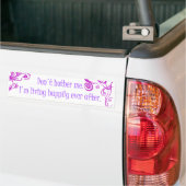 Gelukkig Ooit Bumpersticker (Op Truck)