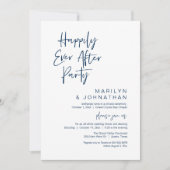 Gelukkig ooit daarna, een bruiloftsfeest kaart (Voorkant)