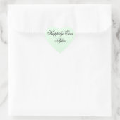 Gelukkig Ooit Hart Sticker (Tas)