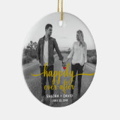 Gelukkig Ooit Keramisch Ornament (Rechts)