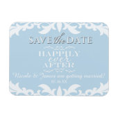 Gelukkig ooit na bruiloft Save the Date Magnet Magneet (Horizontaal)