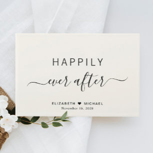 Gelukkig ooit na Cream Wedding Gastenboek