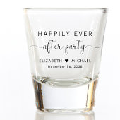 Gelukkig ooit na de bruiloft van de Partij Shot Glas