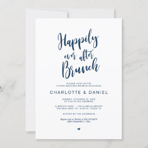 Gelukkig ooit na de brunch, post bruiloft Elopemen Kaart