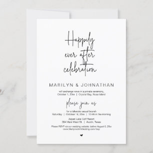 Gelukkig ooit na de huwelijksfeestdag kaart