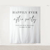Gelukkig ooit na de Ontvangst van de bruiloft van Wandkleed (Voorkant)