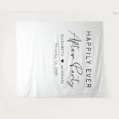 Gelukkig ooit na de Ontvangst van de bruiloft van Wandkleed (Voorkant (horizontaal))