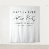 Gelukkig ooit na de Ontvangst van de bruiloft van Wandkleed (Voorkant)