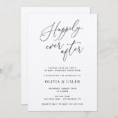 Gelukkig ooit na de Uitnodiging van de Ontvangst v (Voorkant / Achterkant)