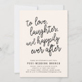 Gelukkig ooit na de uitnodiging van de Post Weddin (Voorkant)