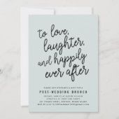 Gelukkig ooit na de uitnodiging van de Post Weddin (Voorkant)