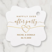 Gelukkig ooit na het huwelijk bedankjes labels (Achterkant)