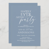 Gelukkig ooit na het huwelijk is er een donkerbrui kaart (Voorkant / Achterkant)