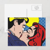 Gelukkig ooit na Pop Art Briefkaart (Voorkant / Achterkant)