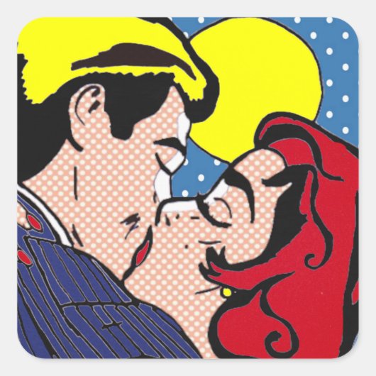 Gelukkig ooit na Pop Art Stickers (Voorkant)